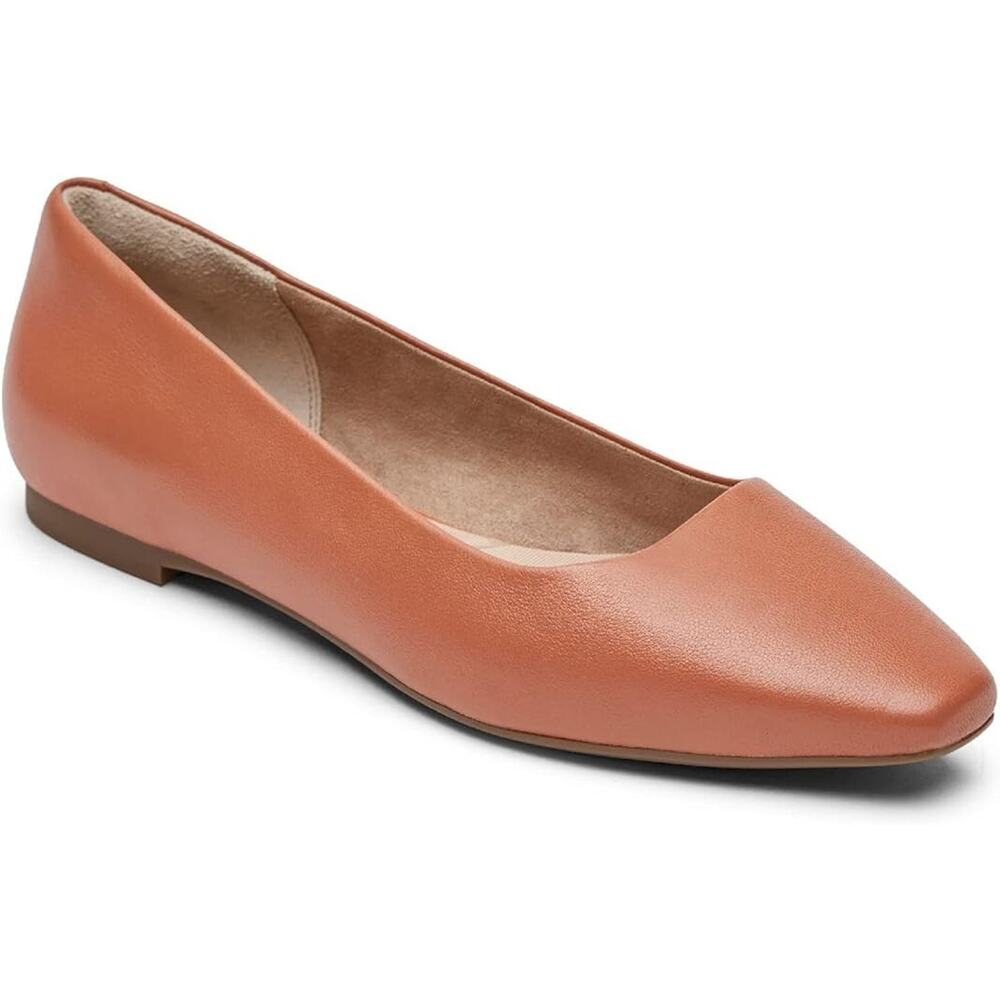 Rockport Women's Total Motion Laylani Plain Flats, Picante Size 6.5M